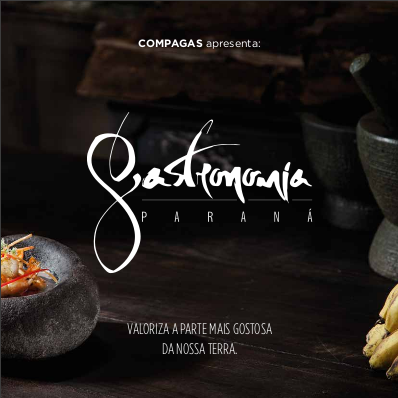 Capa do Folder de Gastronomia