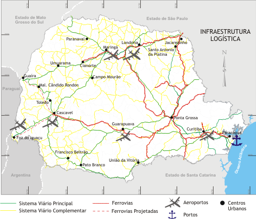 Mapa da Infraestrutura 