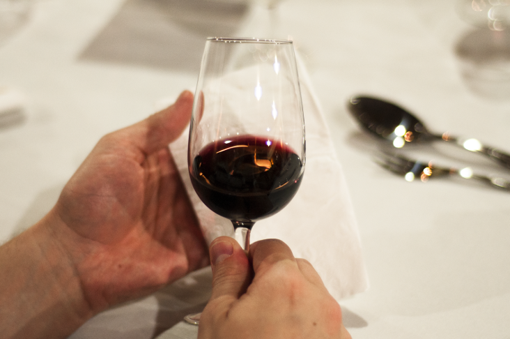 Taça de Vinho tinto