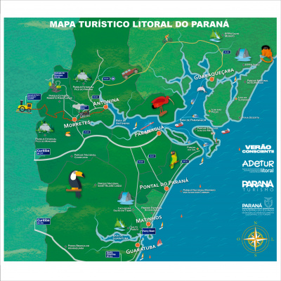 MAPA DO LITORAL 