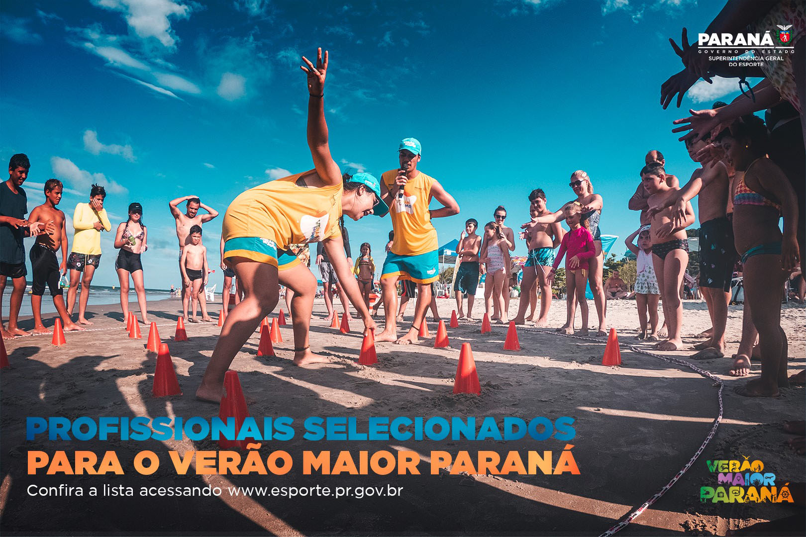 Esporte divulga os profissionais aptos a participar do Verão Maior Paraná - Foto: ESPORTE PARANÁ