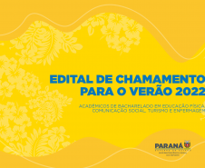 Edital Chamamento Verão 2022
