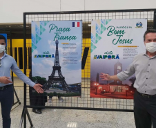 Exposição fotográfica no Aeroporto Afonso Pena apresenta atrações turísticas do Vale do Ivaí.