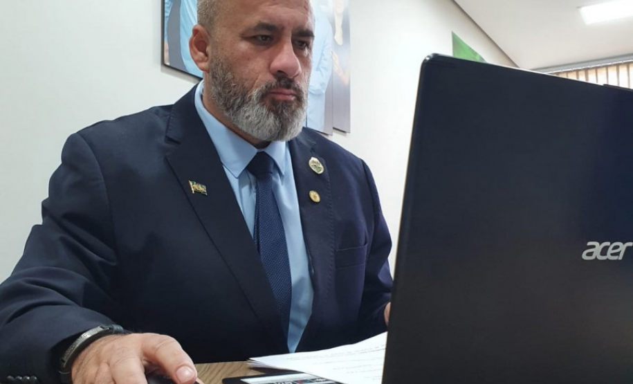 Deputado Soldado Fruet, presidente da Comissão de Turismo da Assembleia Legislativa do Paraná.